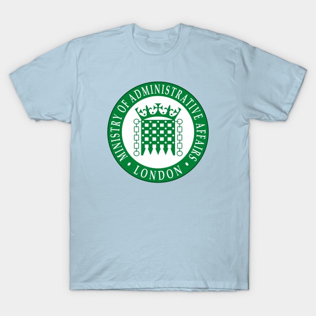 Ministry of Administrative Affairs (Yes Minister) T-Shirt by Lyvershop